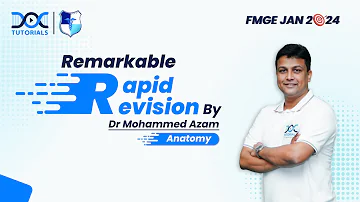 Rapid Revision Anatomy FMGE and NEET Pg || Dr Mohammed Azam  #fmgejune2024 #fmgeexam