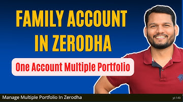 One Family Account but Multiple Portfolio | Why you must link?