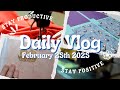 🧵 Darvanalee Designs Studio Daily Craft Vlog | When Nothing Goes to Plan! (Feb 25, 2025)