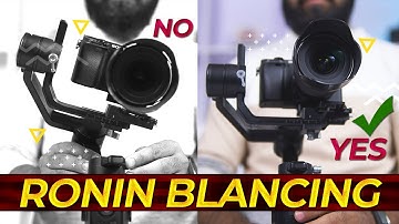 Ronin SC balancing Complete Step by Step | Ronin gimbal kaise blance hoo ga | Vibration error ronin