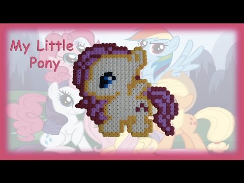 TUTORIAL Hama Beads Perline Perler Pyssla. Come fare My Little Pony