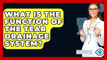 What Is The Function Of The Tear Drainage System? - Optometry Knowledge Base