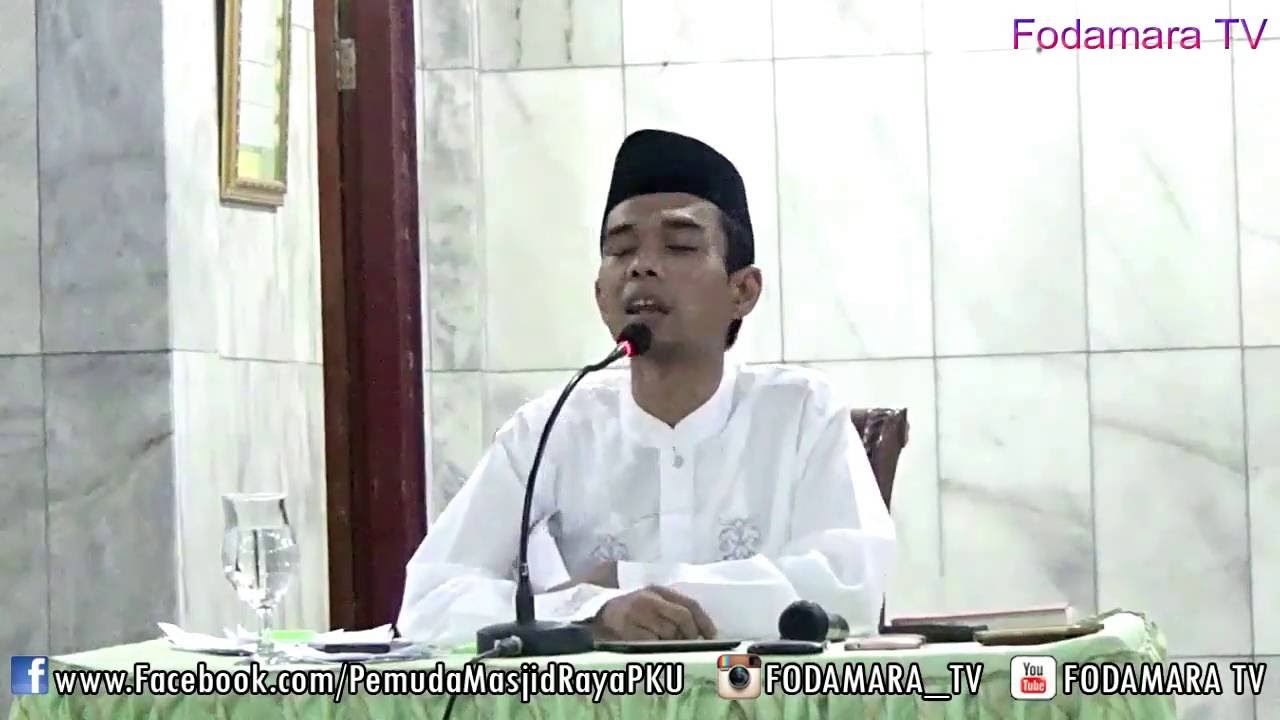Hukum salaman setelah selesai sholat - H.Ustadz Abdul Somad Lc,MA - YouTube