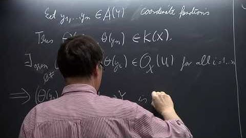 Algebraic Geometry - Lothar Göttsche - Lecture 12