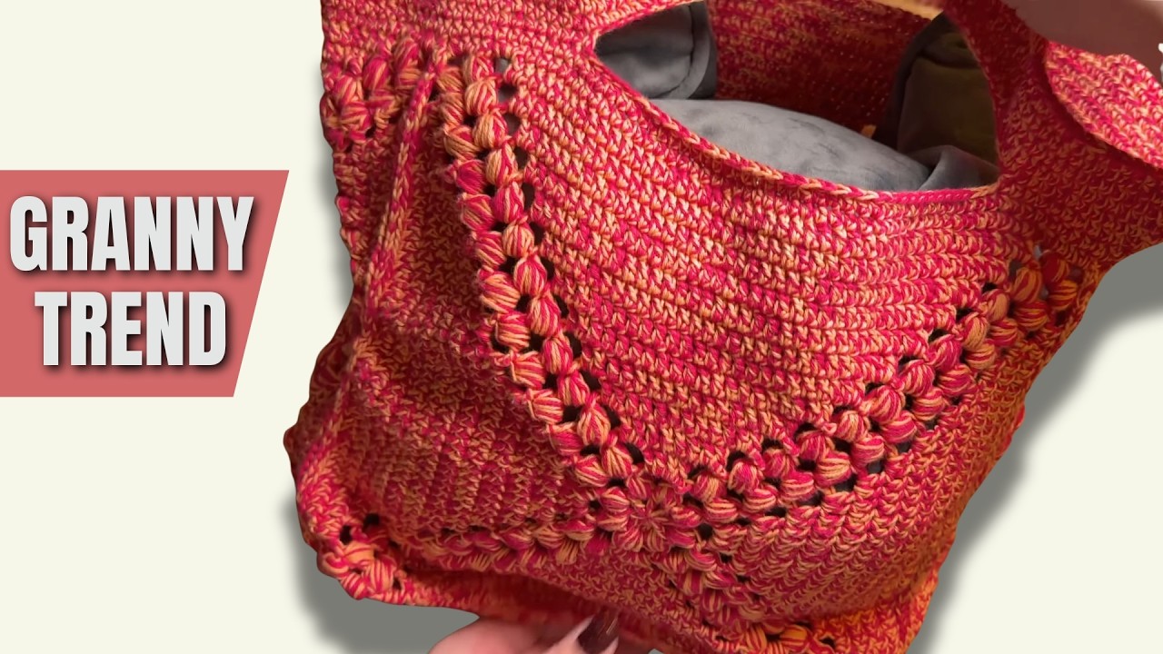 Modische Granny Square Tasche häkeln  (Teil 1: Das Muster & die Quadrate)