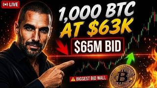 Bitcoin Order Book 1 000 BTC Bidding at 63 000 And Only 22M Above