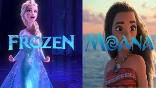 How Far Ill Go×Let It Go (Frozen Moana MashUp)