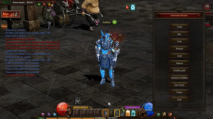 Blade Master Bloodangel to Darkangel set tranformation -  MU online Season 15.2.2