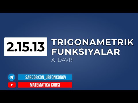 Video: Ark trig funksiyalarini qanday topasiz?