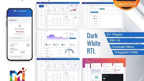 DashboardX - Premium Admin Template with Dashboard Design.