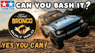 Can You Bash a Tamiya CC-02 Ford Bronco? YES!!