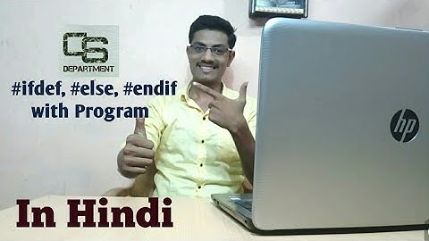 #ifdef, #else, #endif with program