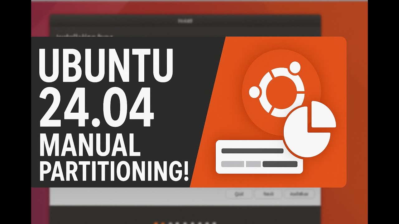 Manual Partitioning in Ubuntu 24.04 installation - YouTube