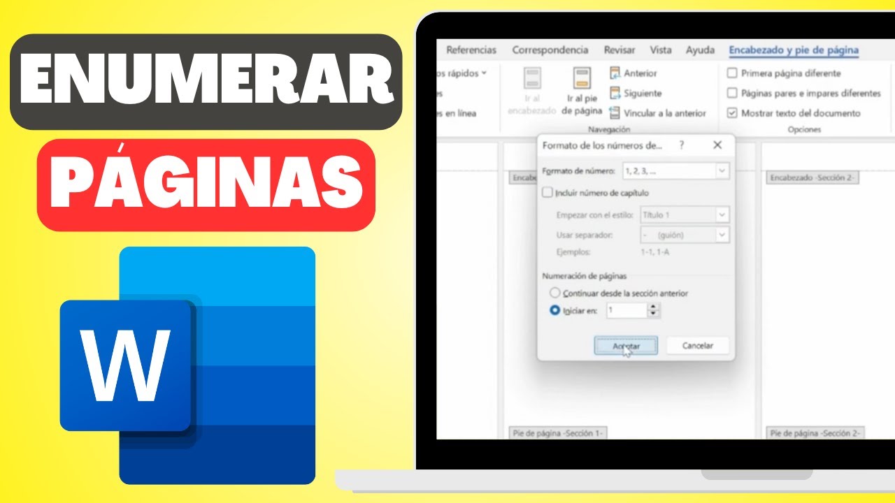Como Poner La Numeracion Desde La Tercera Pagina www.youtube.com
