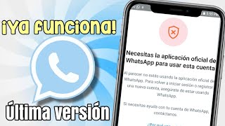 NUEVO WHATSAPP PLUS (Ultima Versión) ✅  SOLUCION Error de Whatsapp Plus Necesitas la versión oficial