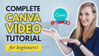 How to edit VIDEO in Canva | Canva Tutorial For Beginners!