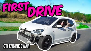FIRST DRIVE VW UP GTI ENGINE SWAP