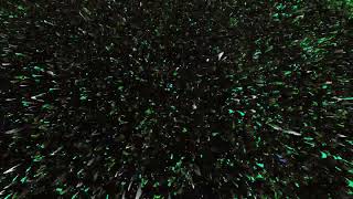Abstract Green Energy Flow - Digital Art Background Video 4K (No Sound) - Seamless Graphic Visuals