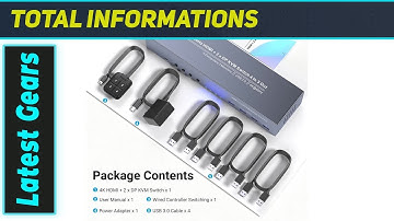 Sedytetoc 4-Port KVM: The Amazing Triple Monitor Multitasking Beast!