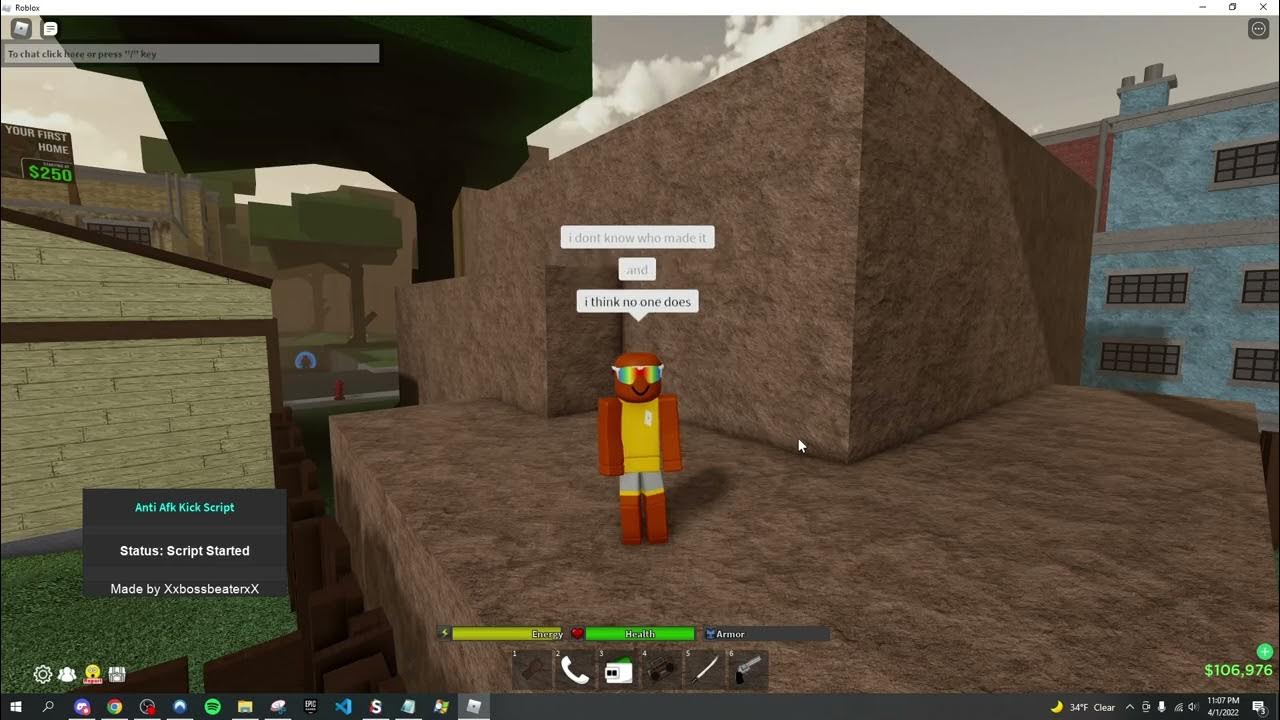 Anti afk roblox