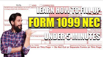 How to Fill out Form 1099 NEC 2023-2024