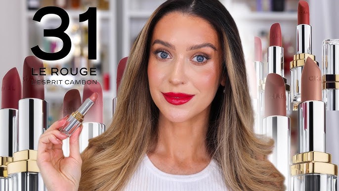 CHANEL 31 LE ROUGE is the Ultimate Luxury Lipstick presented in an exquisite  glass case