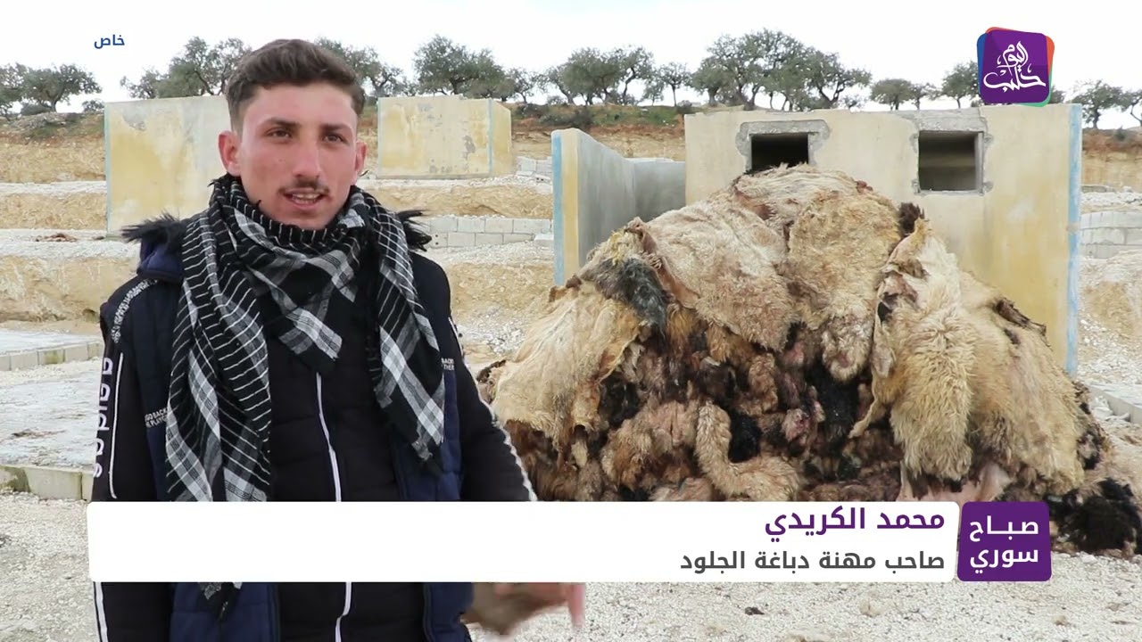 دباغة الجلود مهنة يتوارثها الأبناء عن الأجداد