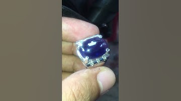 Nhẫn nam Sapphire xanh hero lục yên 16ct | iRuby