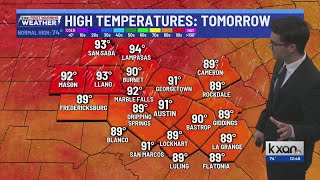 90s back in the forecast through next week | KXAN Weather Forecast (Mar. 19)
