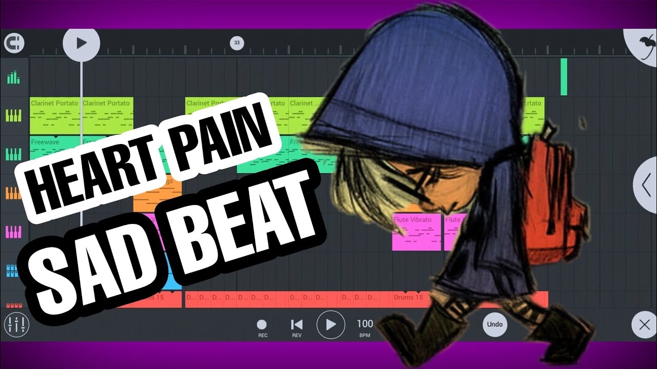how to make sad type beat in fl studio mobile "heart pain" beat [Mobile ...