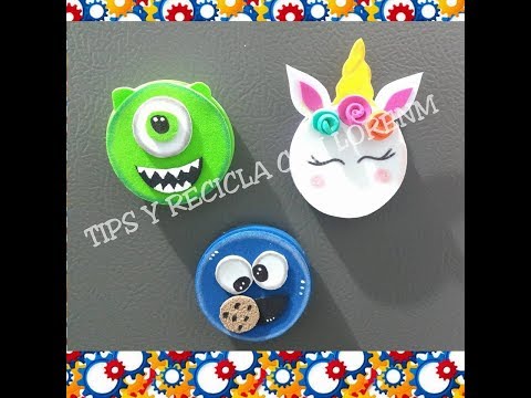 Como hacer Imanes para Decorar la Nevera- DIY.