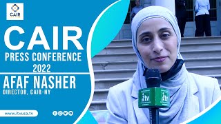 CAIR-NY Exicutive Director Afaf Nasher | Press Conference 2022 | iTVusa