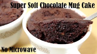 Super soft chocolate mug cake recipe – how to make eggless without
oven