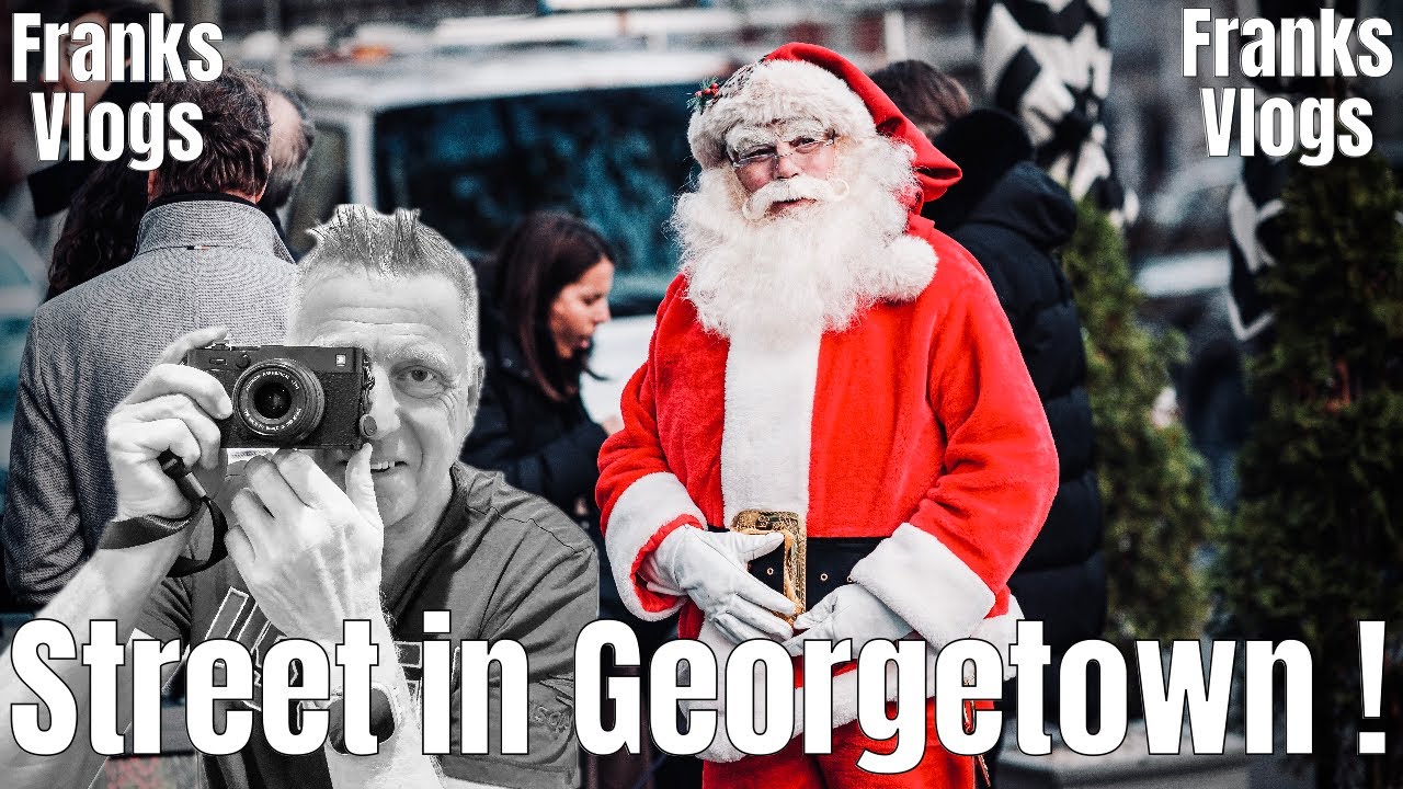 Streetphotography Georgetown Jingle Washington DC Fujifilm X-T5