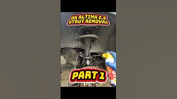 06 Altima 2.5 Strut Removal🧑🏽‍🔧😏#mechanictips #diy #mobilemechanic #carrepair
