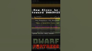 Elves are simply Racist toward Dwarves.. Here is Proof. #shorts #funny #funnymoments #dwarffortress
