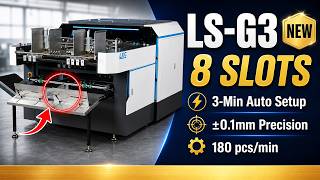 LS-G3 Automatic Cardboard Grooving Machine in Action | 180 pcs/min, ±0.1mm PrecisionG2 开木板