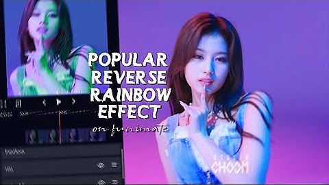 Popular Reverse Rainbow Velocity Effect Tutorial on Funimate | Moonie달 |
