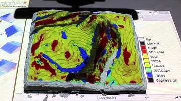 Tangible Landscape  geomorphons landforms 1 2