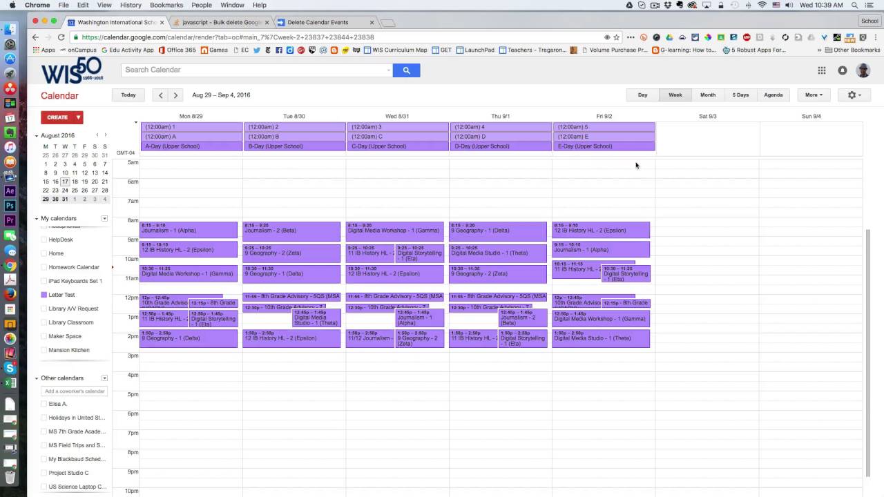 Bulk Delete Google Calendar Events with Apps Script YouTube