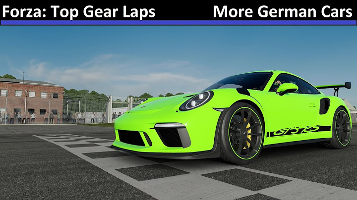 Forza: Top Gear Laps - More German Cars - Forza Motorsport 7
