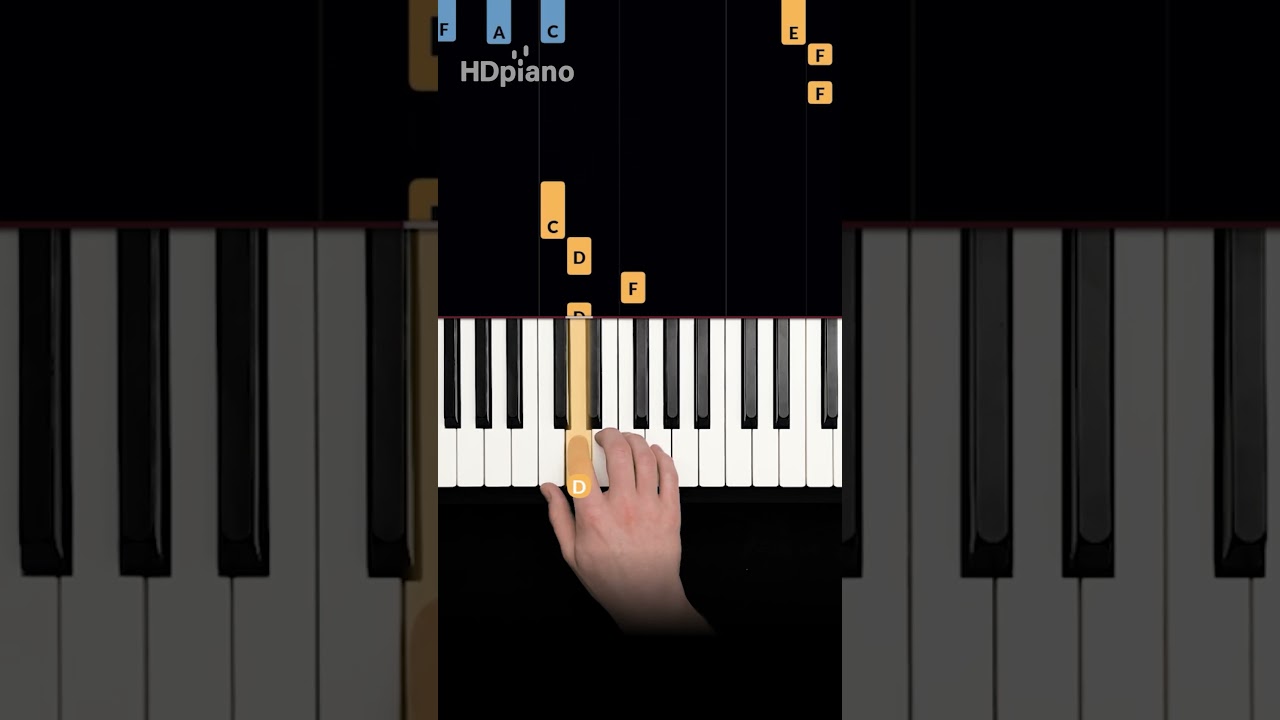 Make everyone CRY with this melody! (5 notes) #shorts #piano