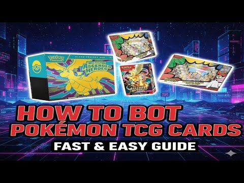 How To Bot Pokemon Cards DETAILED GUIDE | beginner friendly