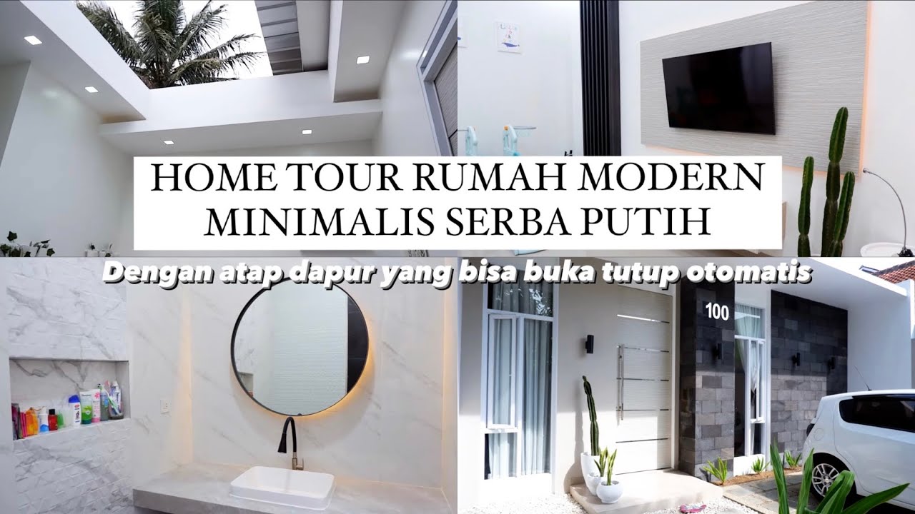 HOME TOUR RUMAH MODERN MINIMALIS DENGAN DAPUR ATAP GESER. HOUSE TOUR. ROOM TOUR. RENOV RUMAH JADUL.