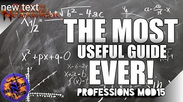 NEVERWINTER MOD 15 PROFESSIONS GUIDE!