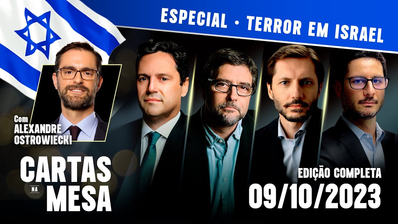 ESPECIAL: TERROR EM ISRAEL | CARTAS NA MESA  – 09/10/23