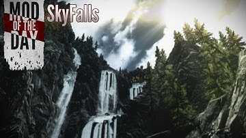 Skyrim Mod of the Day - Episode 240: SkyFalls - Animated Distant Waterfalls