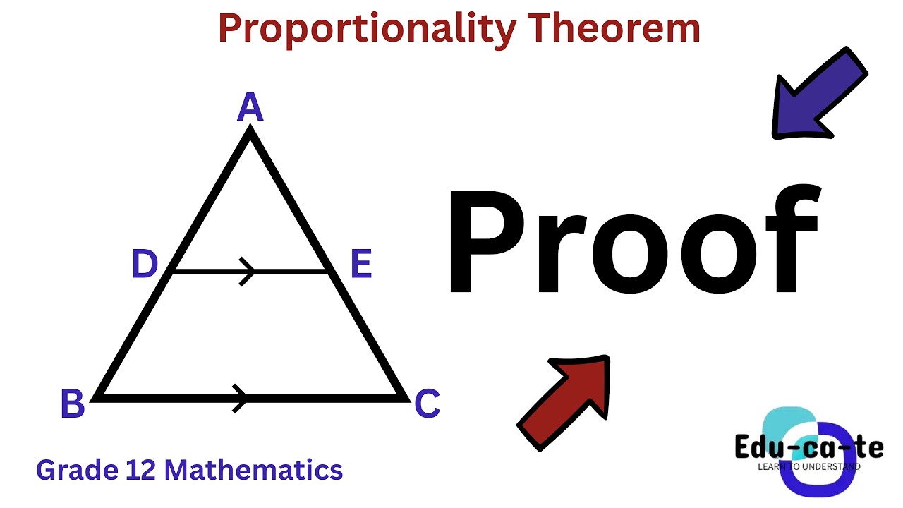 Grade 12 Proportionality Theorem Proof - YouTube