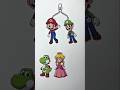The Super Mario Galaxy Mario Creative Rope Correcting Puzzle Challenge 😍 #supermario #artandcraft