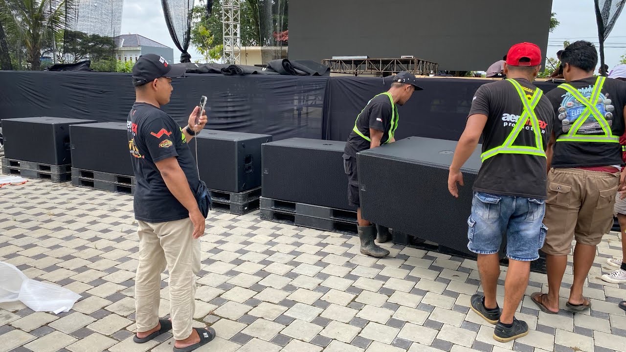 Persiapan cek Sound full Spek JBL 🔥Aeromax Production 👍